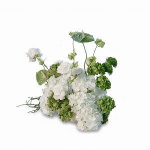 Green White Floral Centerpiece, event planning, party supplies, equipment rental, celebration, party rentals near me, professional setup