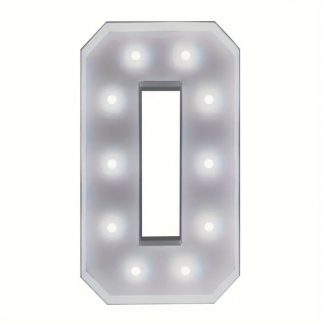 4FT Marquee Number 0,event planning, party supplies, equipment rental, celebration, party rentals near me, professional setup