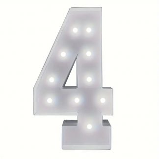 4FT Marquee Number 4,event planning, party supplies, equipment rental, celebration, party rentals near me, professional setup