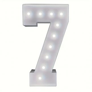 4FT Marquee Number 7, event planning, party supplies, equipment rental, celebration, party rentals near me, professional setup
