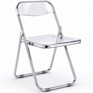 Clear Acrylic Folding Chair